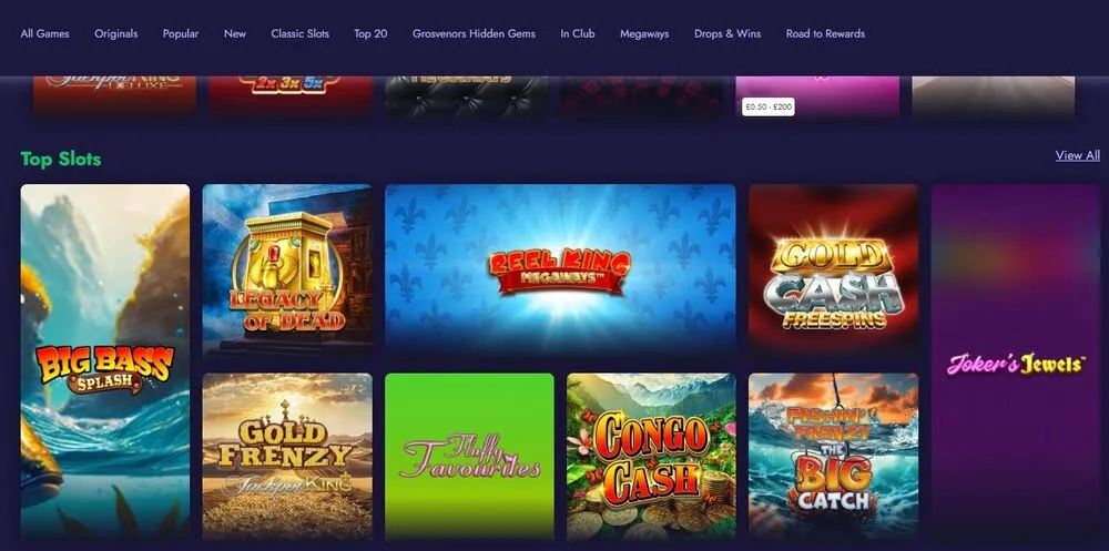 Grosvenor Casino Website