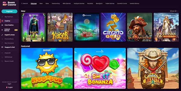Boom live games