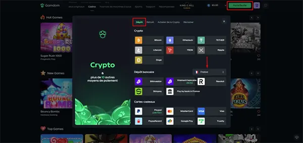 Gamdom tournament panel