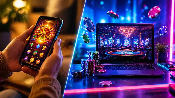 desktop casino setup